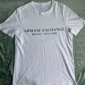 Armani Exchange Classic White T Shirt